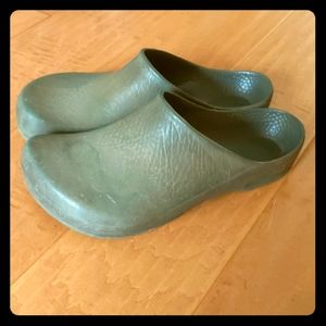 Birkenstock Hunter Green Rubber Clogs